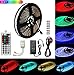 Price comparison product image LED Strip Lights, LEHOU 32.8ft/10M 600Leds RGB Flexible Colour Changing Strips LED Ribbon with 44 Key Remote+24V/6A UK Power Supply for Kitchen, Stairway, Bedroom, Home Lighting