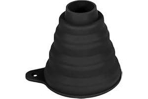 XKZHRR Embudo de silicona, embudo grande de silicona - Sin BPA, suave y duradero, no se deforma fácilmente, adecuado para transferir una variedad de ingredientes líquidos y secos, embudos plegables