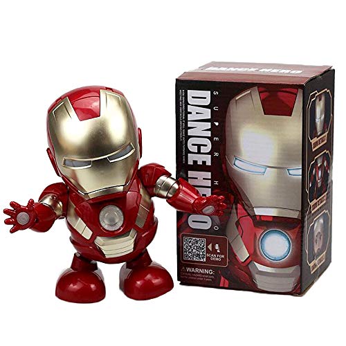 Preisvergleich Produktbild TWIKIK Iron Man Figur, Tanzen und Blinken Marvel Figuren Avenger
