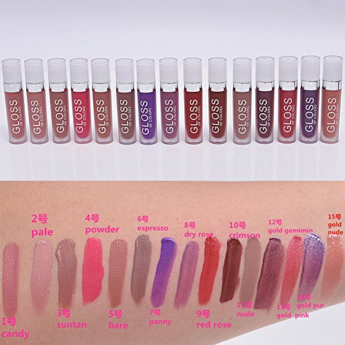 Blue Vessel Wasserdicht Lang Anhaltende Lippenstift Lip Gloss Lip Liner Kosmetik (1#) - 3