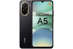 Xiaomi Redmi A5 4G Smartphone, 3+64GB, Black, 6.88" Large Screen, 32MP Main Camera, 5200mAh Battery (typ), No Charger Included