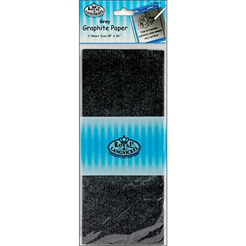 Royal & Langnickel RD203 - Foglio di grafite grigio, ca. 46 x 91.5 cm