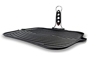 ILSA Bistecchiera con Indicatore Termico, Dietellago!, Ghisa Smaltata, cm 28x36