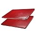 Produktbild ICARER MacBook Pro 13 Hülle Lederhülle, Ultra Slim Hochwertige Ledertasche Vintage Antik Handytasche Leder Hülle Case Cover für Apple MacBook Pro 13 Zoll Retina mit/ohne Touch Bar Touch ID (Rot)