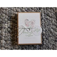 Meilensteinkarten für Mädchen Flower Heart