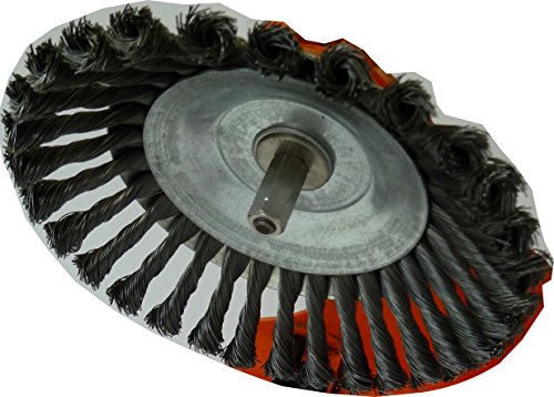! PROFI ! Unkrautbürste Wildkrautbürste MOTORSENSE 25,4 x 200 mm mit Adapter-Set für STIHL FS 38, 40, 45, 46, 50, 50CE. Hohe Standfestigkeit und leicht zu montieren ! - 2