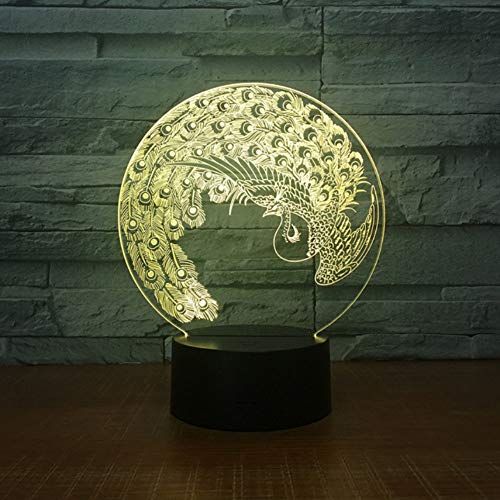 Preisvergleich Produktbild Haushaltsgeräte Intelligente Steuer Nachttischlampen Led Bedside 3d Visuelle Usb Scheinwerfer Schreibtischlampe