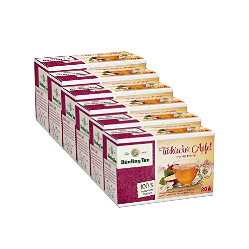Preisvergleich Produktbild Bünting Tee Türkischer Apfel, 6er Pack