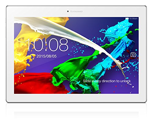 Lenovo TAB2-X30F ZA0C0080DE 25,6 cm (25.4 cm) Tableta-Ordenador Personal (Qualcomm APQ8009, 2 GB RAM, 32 GB SSD, eMMC, androide 5.1) Colour Blanco (Importado)