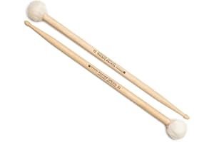 Rohema 5A MS Timpani Combi-Sticks American Hickory 35mm (White) - Divers