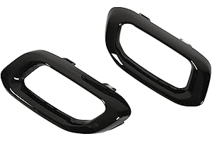 BNINETEENTEAM Końcówka Rury Wydechowej Osłona Rury, Osłona Końcówki Rury Wydechowej Wykończenia Bezel Pasuje do Benz GLC GLE Klasa GLS X253 C253 W167 V167 C167 X167 Linia 2020-2023 (Czarny błyszczący)