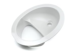 KLOGO Trenneinsatz für Trockentrenntoilette - Urin-Separator für DIY Komposttoilette/Trenntoilette inkl. Geruchsverschluss - Einbau im Camper, Wohnmobil, Tinyhouse, Boot - pflegeleicht & hygienisch