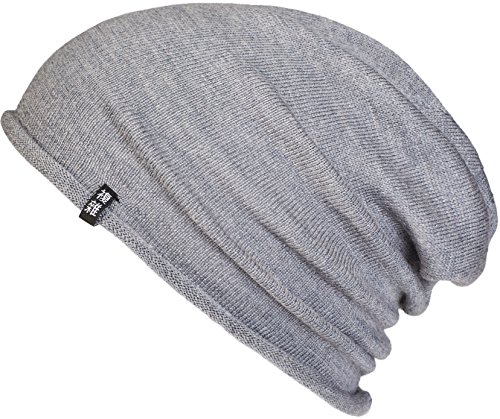 Enter the Complex® Beanie Hat, Slouchy, One Layer Knitted, 100% Merino Wool, Women & Men