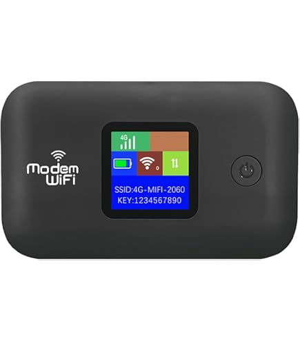 Draagbare 4G WiFi-router – 2100mAh Batterij, Tot 72 Uur Stand-by, Ondersteunt 10 Apparaten – Voor Mobiel, Laptop, Tablet – Simkaart (niet Inbegrepen)