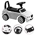 White Bentley - Baby Toddlers Ride On Push Along Ride on Car with Sounds