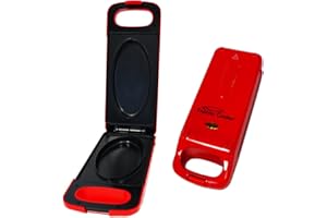 BEST DIRECT STARLYF Omelette Maker with Dual Non Stick Plates - Express Cooker Electric Grill, Compact, Non-Stick, Faster, Easy to storage, For Grill, Bake, Gratinate, Roast (Red)