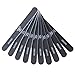 MAKARTT® 10pcs/ pack Professional Nail Files Washable Double Sided Emery Board 100/180, 120/240, 180/240 Grit Nail Buffering Files (180/240 Grit)