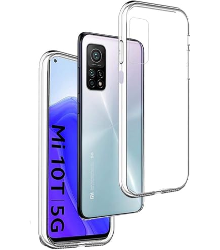 Cover Captor Trasparente Per Xiaomi Mi 10T / Mi 10T Pro - Custodia Sottile TPU Antiurto, Bordo Rialzato, Anti-ingiallimento