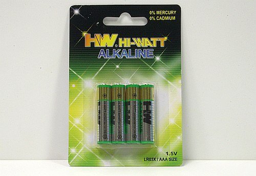 Preisvergleich Produktbild 4 Alkaline Micro Batterien 'HI-WATT'