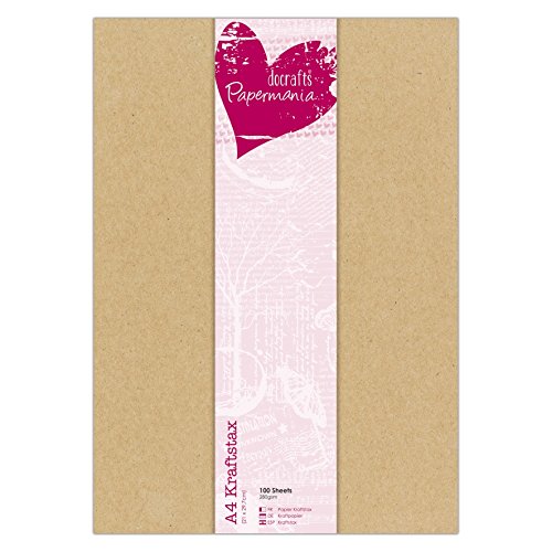 Papermania Kraftpapier A4, 100Bl.