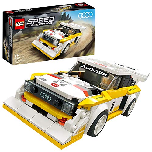 LEGO Speed Champions 1985 Audi Sport Quattro S1, Macchina Giocattolo con Minifigure del Pilota, Set da Costruzione di Auto da Corsa, 7 - 99 anni, 76897 LEGO
