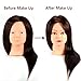 BEAUTY STAR® Professional 20" 70% Real Long Hair Hairdressing Cosmetology Mannequin Manikin Training Training Head With Clamp Stand