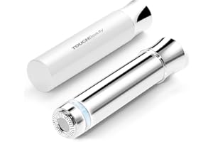 TOUCHBeauty Eliminador de vello facial para mujer, mini depiladora, pequeña afeitadora para un afeitado rápido y suave, labio superior, barbilla y mejillas, depilación sin dolor AG-2053EU