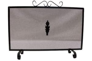 RICOR STYLE Parascintille Eco Accessorio Per Camino Autoportante Sicuro E Solido 70 Cm