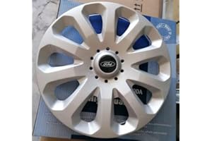 RIXTO Kit de 4 tapacubos adaptables - para Ford KA (Modelo 2009 ->) - diámetro 15"