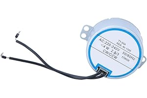 ZUNATE Motor síncrono, motor síncrono de control remoto de TY-50A 220-240V para ventilador de cabeza móvil, calentadores, purificadores de aire, secadores automáticos de manos