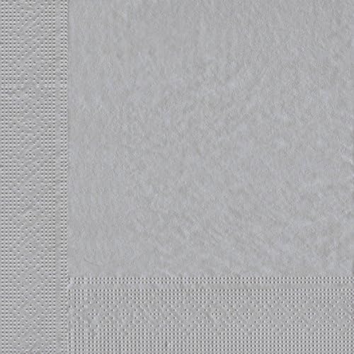 Tifany 8013266.0 Plain Napkin 2 Ply Paper Pearl Grey Pack of 50