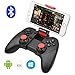 Price comparison product image ALLCACA Bluetooth Game Controller Wireless Gamepad Rechargeable Phone Controller with Vibrating Function, Compatible with Android and IOS Phone, Tablet, TV, TV Box, VR, Black