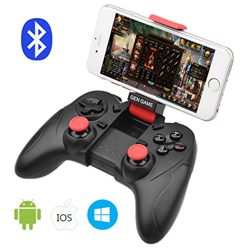 Preisvergleich Produktbild Allcaca Gamepad Android Bluetooth Wireless Handy für Android Smartphone Schwarz
