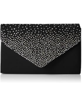 Swankyswans Damen Abby Diamante Envelope Style Bag Tasche, Einheitsgröße