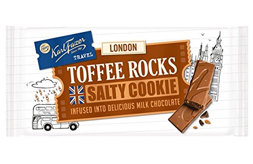 Preisvergleich Produktbild Fazer KarlFazer Toffee Rocks Salty Cookie 130g