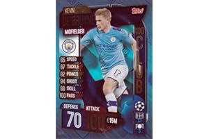 MATCH ATTAX 19/20 MATCH ATTAX EXTRA 2019/20 KEVIN DE BRUYNE MANCHESTER CITY 100 CLUB CARD