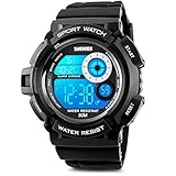 Aposon Uhr Digital mit Vergoldet Armband AP-1222-White