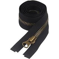 ByaHoGa 80 cm #5 separare cerniere lampo metallo Chiusure lampo a due vie divisibile per Jacket cucire cappotti giacca (TW Argento