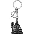 M Men Style Lord Shiv Shankar Mahadev Bholenath Initial Letter Alphabet -D Copper Zinc And Metal Keychain For Men And Women