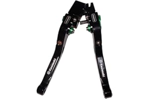 MOTOPARTS Motorrad Kupplung Brembeshebel verstellbar kompatibel für Kawasaki Z1000 (2007-2016) Z750R (2011-2012) ZX10R (2006-2015) ZX6R/636 (2007-2017) (Falten)