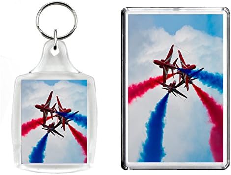 RAF RED ARROWS, HAWK Aircraft Keyring &amp; Fridge Magnet - FANTASTIC GIFT FOR AVIATION LOVERS