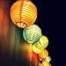 Produktbild Longra 20 LED Lichterkette Lampion/Laternen Bunt Lichterkette Wasserdichte Gartenbeleuchtung als Innenbeleuchtung und Außenbeleuchtung für Weihnachten, Party, Hochzeit, Innen und Außen (Multicolor)