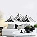 Produktbild fancjj D Vinyl Wandbild Große Berge Wandaufkleber Für Zuhause Wohnzimmer Kunst Dekoration Wandaufkleber 27x89 cm