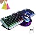 Produktbild NORMIA RITA Mechanical Feelling Keyboard & Mouse Combo Rainbow Backlight with Multimedia Function Key - Black