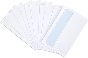 Postmaster DL Envelopes 110 x 220mm 80 GSM Self Seal White 400 Pack