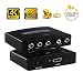 Produktbild HDMI auf Ypbpr Component | 4 K HDMI zu RGB Konverter Adapter mit Netzteil | Video und R/L Audio Ausgang für MacBook Apple TV Amazon Fire TV Blu-Ray DVD PS4 Xbox Wii etc.