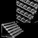Acrylic Nail Tips Stickers Display Stand Rack Holder 6-Tier with 72pcs Display Tips