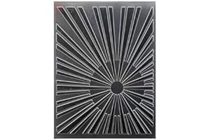 Kwan Crafts Sunshine Plastic Embossing Folders for Card Making Scrapbooking and Other Paper Crafts, 10.6x14.5cm