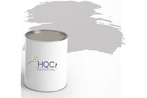 HQC Bathroom Paint | Stain Blocker Paint | Use in Moist and Damp Areas | Matt Emulsion Paint for Wall | Low Odour | Quick Dry 1L Dove Grey
