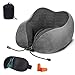 Produktbild ORPERSIST Reise Nackenkissen. Ergonomisches Nackenstützkissen Nackenerkrankungen Vorbeugen. Reiseset Enthalten Ohrstöpsel und Augenmaske. für Flugzeug. Reisen. Lesen. Schlafen